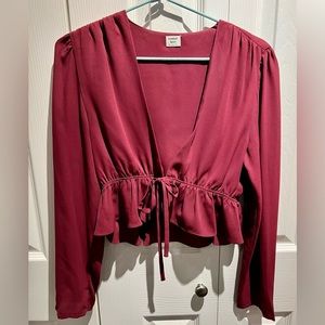 Sunday Best Tie-front Blouse